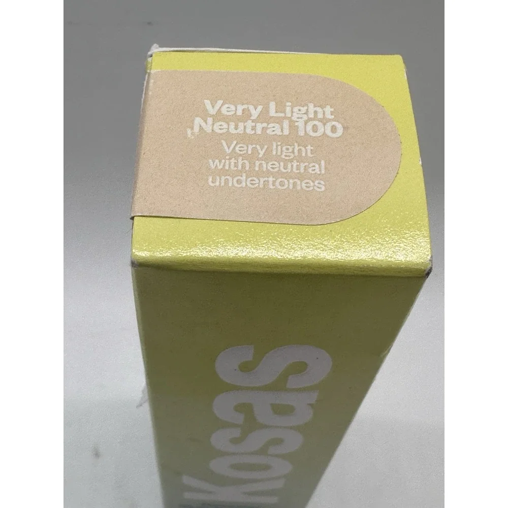 Kosas Revealer Skin Improving Foundation Very Light Neutral 100 SPF25 New Sealed